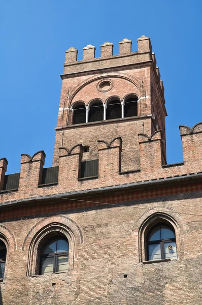 Arengo torn. Bologna. Emilia-Romagna. Italien. — Stockfoto