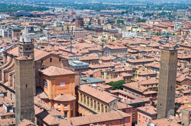 bologna panoramik manzaralı. Emilia-Romagna. İtalya.