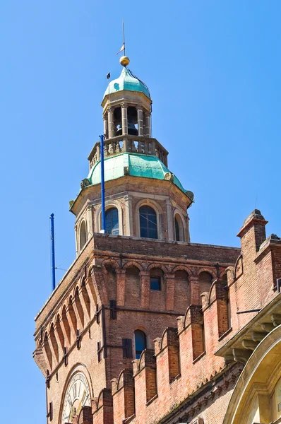 Accursio toren. Bologna. Emilia-Romagna. Italië. — Stockfoto