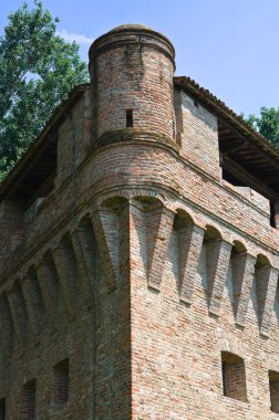 Kale rocca stellata. bondeno. Emilia-Romagna. İtalya.