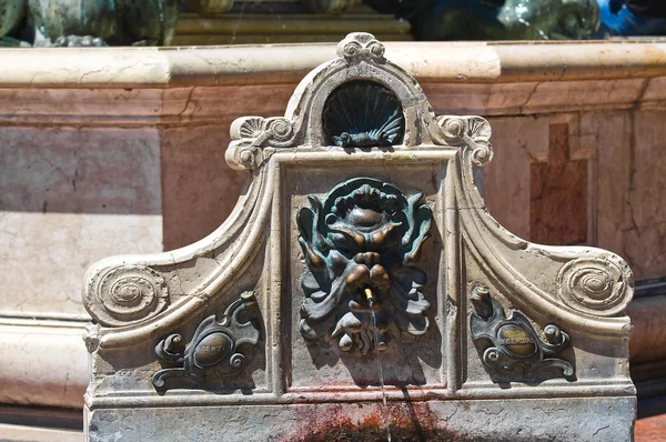 Fântâna lui Neptun. Bologna. Emilia-Romagna. Italia . — Fotografie, imagine de stoc