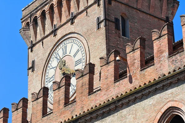 Palácio Accursio. Bolonha. Emilia-Romagna. Itália . — Fotografia de Stock