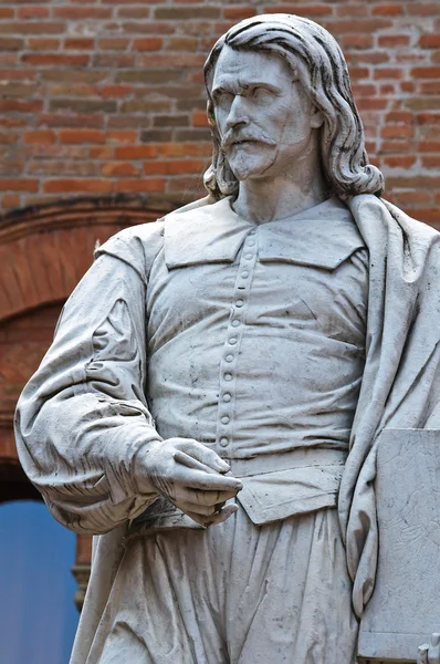 Estatua de Guercino. Cento. Emilia-Romaña. Italia . —  Fotos de Stock