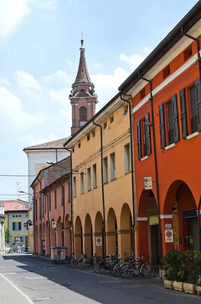 Uličky. Cento. Emilia-Romagna. Itálie. — Stock fotografie