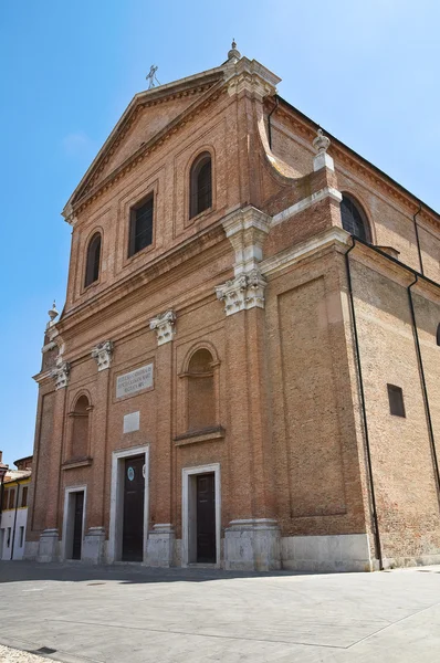 Katedrála svatého cassiano. Comacchio. Emilia-Romagna. Itálie. — Stock fotografie