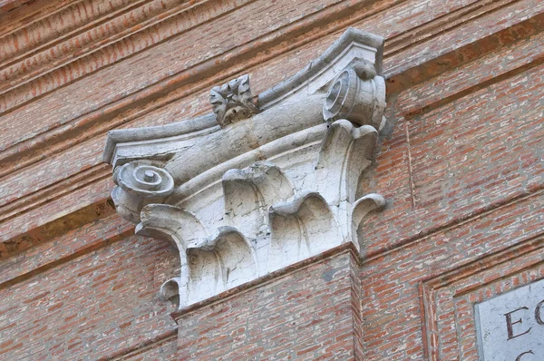 Собор Святого Кассиано. Комаккио. Эмилия-Романья. Италия . — стоковое фото