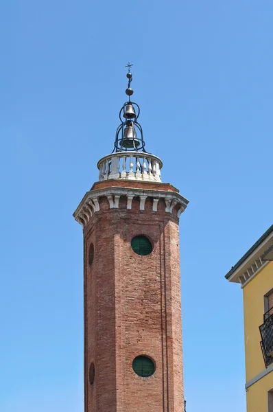 Clocktower. Comacchio. Emilia-Romagna. Italy. — Stock Photo, Image