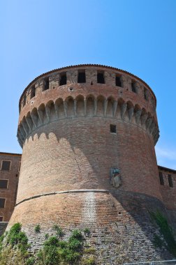 Sforza Kalesi. Dozza. Emilia-Romagna. İtalya.