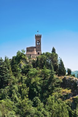 Saat Kulesi. Brisighella. Emilia-Romagna. İtalya.