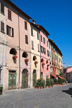 alleyway. Brisighella. Emilia-Romagna. İtalya.