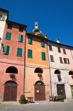 alleyway. Brisighella. Emilia-Romagna. İtalya.