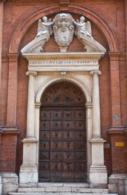 Kilise st. Carlo. Ferrara. Emilia-Romagna. İtalya.