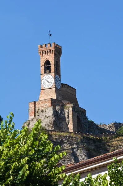 クロック タワー。ブリジゲッラ。エミリア ＝ ロマーニャ州。イタリア. — ストック写真