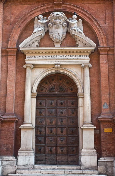 Igreja de St. Carlo. Ferrara. Emilia-Romagna. Itália . — Fotografia de Stock