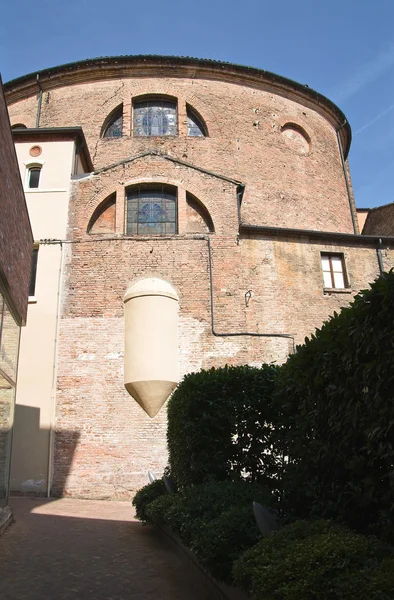 Kostel st. carlo. Ferrara. Emilia-Romagna. Itálie. — Stock fotografie