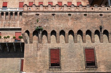 estense Kalesi. Ferrara. Emilia-Romagna. İtalya.