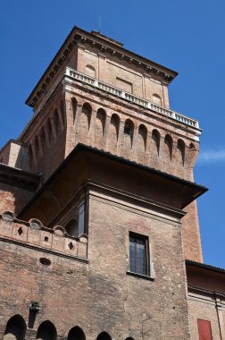 estense Kalesi. Ferrara. Emilia-Romagna. İtalya.