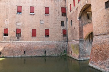 estense Kalesi. Ferrara. Emilia-Romagna. İtalya.