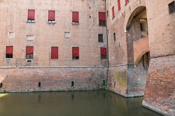 Castelo Estense. Ferrara. Emilia-Romagna. Itália . — Fotografia de Stock