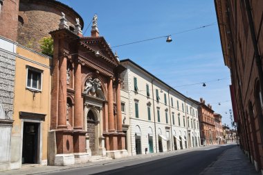 Alleyway. Ferrara. Emilia-Romagna. Italy.