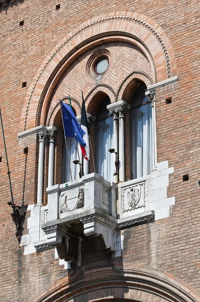 Câmara Municipal. Ferrara. Emilia-Romagna. Itália . — Fotografia de Stock