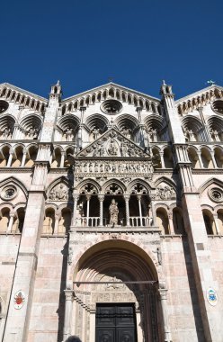 Cathedral st. George. Ferrara. Emilia-Romagna. İtalya.