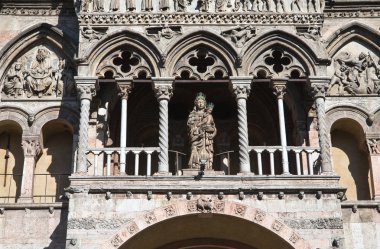 Cathedral st. George. Ferrara. Emilia-Romagna. İtalya.