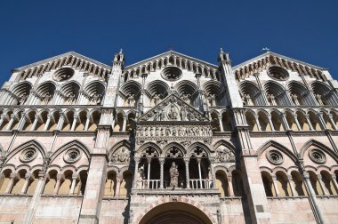 Cathedral st. George. Ferrara. Emilia-Romagna. İtalya.