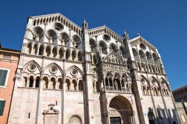 Cathedral st. George. Ferrara. Emilia-Romagna. İtalya.