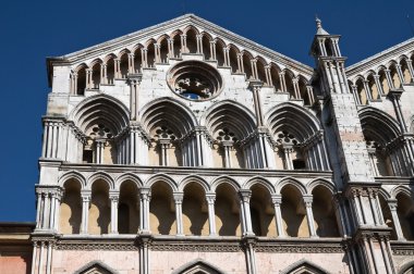 Cathedral st. George. Ferrara. Emilia-Romagna. İtalya.