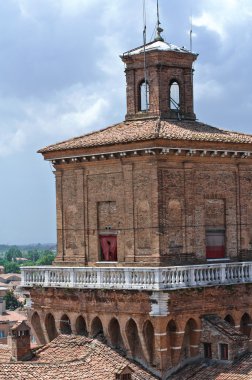 estense Kalesi. Ferrara. Emilia-Romagna. İtalya.