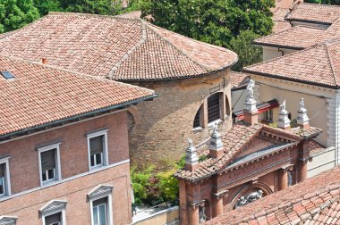 Kilise st. Carlo. Ferrara. Emilia-Romagna. İtalya.