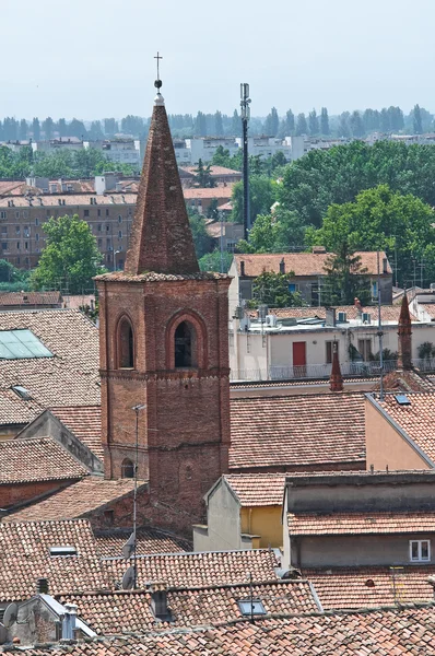 Panoramiczny widok z Ferrary. Emilia-Romania. Włochy. — Zdjęcie stockowe