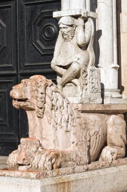 Cathedral st. George. Ferrara. Emilia-Romagna. İtalya.