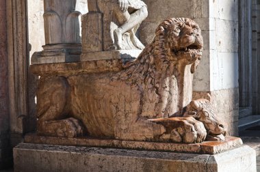 Cathedral st. George. Ferrara. Emilia-Romagna. İtalya.