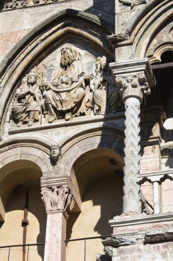 Cathedral st. George. Ferrara. Emilia-Romagna. İtalya.