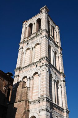 Cathedral st. George. Ferrara. Emilia-Romagna. İtalya.