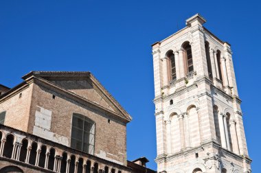 Cathedral st. George. Ferrara. Emilia-Romagna. İtalya.