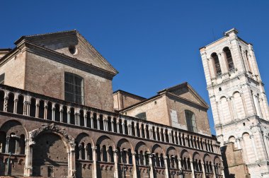 Cathedral st. George. Ferrara. Emilia-Romagna. İtalya.