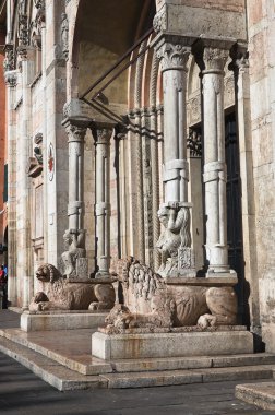 Cathedral st. George. Ferrara. Emilia-Romagna. İtalya.