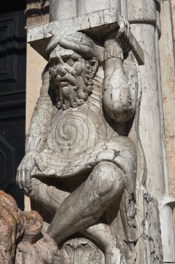 Cathedral st. George. Ferrara. Emilia-Romagna. İtalya.