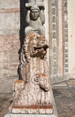 Cathedral st. George. Ferrara. Emilia-Romagna. İtalya.