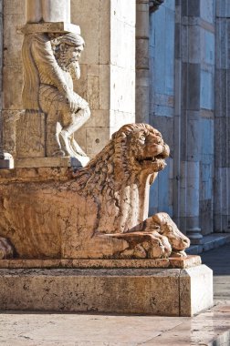 Cathedral st. George. Ferrara. Emilia-Romagna. İtalya.