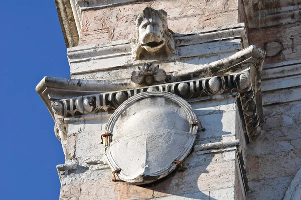 Klokkentoren kathedraal van ferrara. Emilia-Romagna. Italië. — Stockfoto