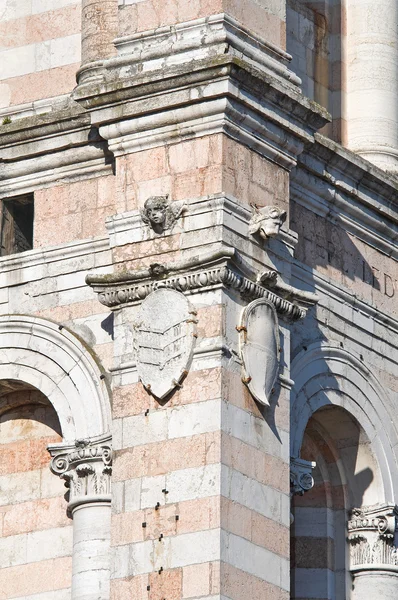 Belltower katedrála ferrara. Emilia-Romagna. Itálie. — Stock fotografie