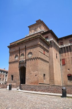 estense Kalesi. Ferrara. Emilia-Romagna. İtalya.