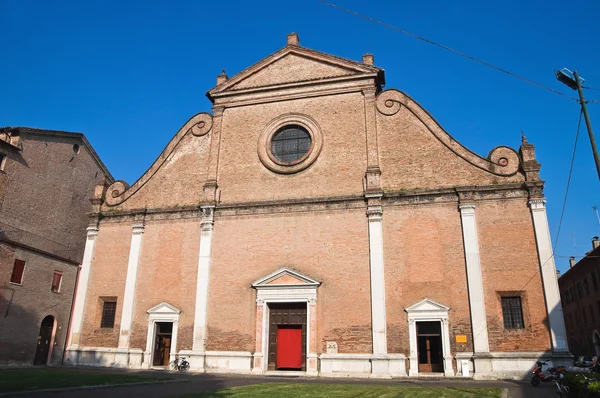 Церковь Святого Франческо. Феррара. Эмилия-Романья. Италия . — стоковое фото