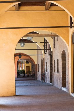 Alleyway. Ferrara. Emilia-Romagna. Italy.