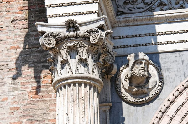 Prosperi-sacrati palace. Ferrara. Emilia-Romagna. Italien. — Stockfoto