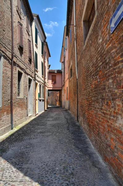 Folyosóját. Ferrara. Emilia-Romagna. Olaszország. — Stock Fotó